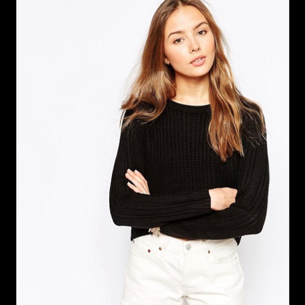 Vero Moda Ribbed & Cropped Sweater (S)